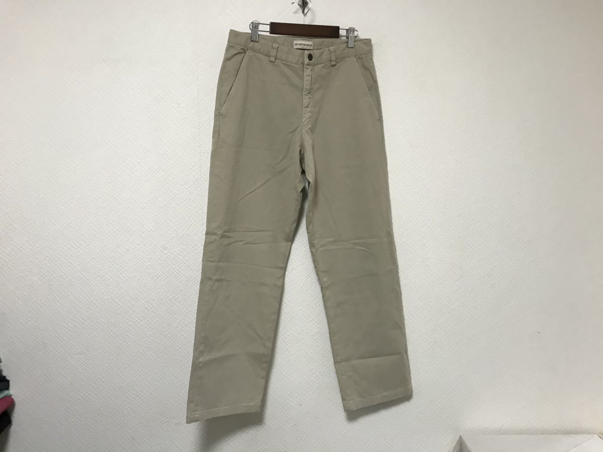 【有名人芸能人】 本物エンポリオアルマーニEMPORIO ARMANIコットンチノパンツワークミリタリーアメカジサーフビジネススーツメンズベージュ46Mイタリア製 Mサイズ 【有名人芸能人】 本物エンポリオアルマーニEMPORIO ARMANIコットンチノパンツワークミリタリーアメカジサーフビジネススーツメンズベージュ46Mイタリア製 Mサイズ