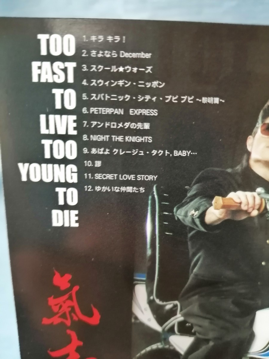 2004年発売　氣志團/TOO FAST TO LIVE TOO YOUNG TO DIE　全12曲_画像4