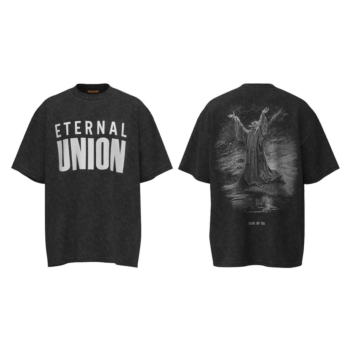 Fear Of God x Union Eternal T-shirt Black フィアオブゴッド