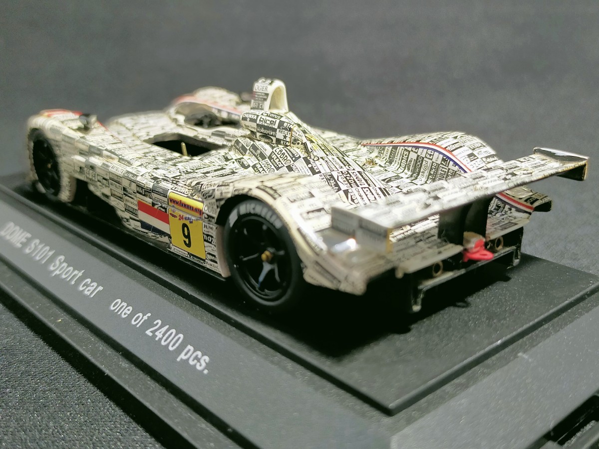 【 訳あり♪ 】 1/43 エブロ 1/43 レーシングカー コレクション エブロ 1/43 DOME 童夢 ドーム S101 スポーツカー テストカー ブラック_画像5