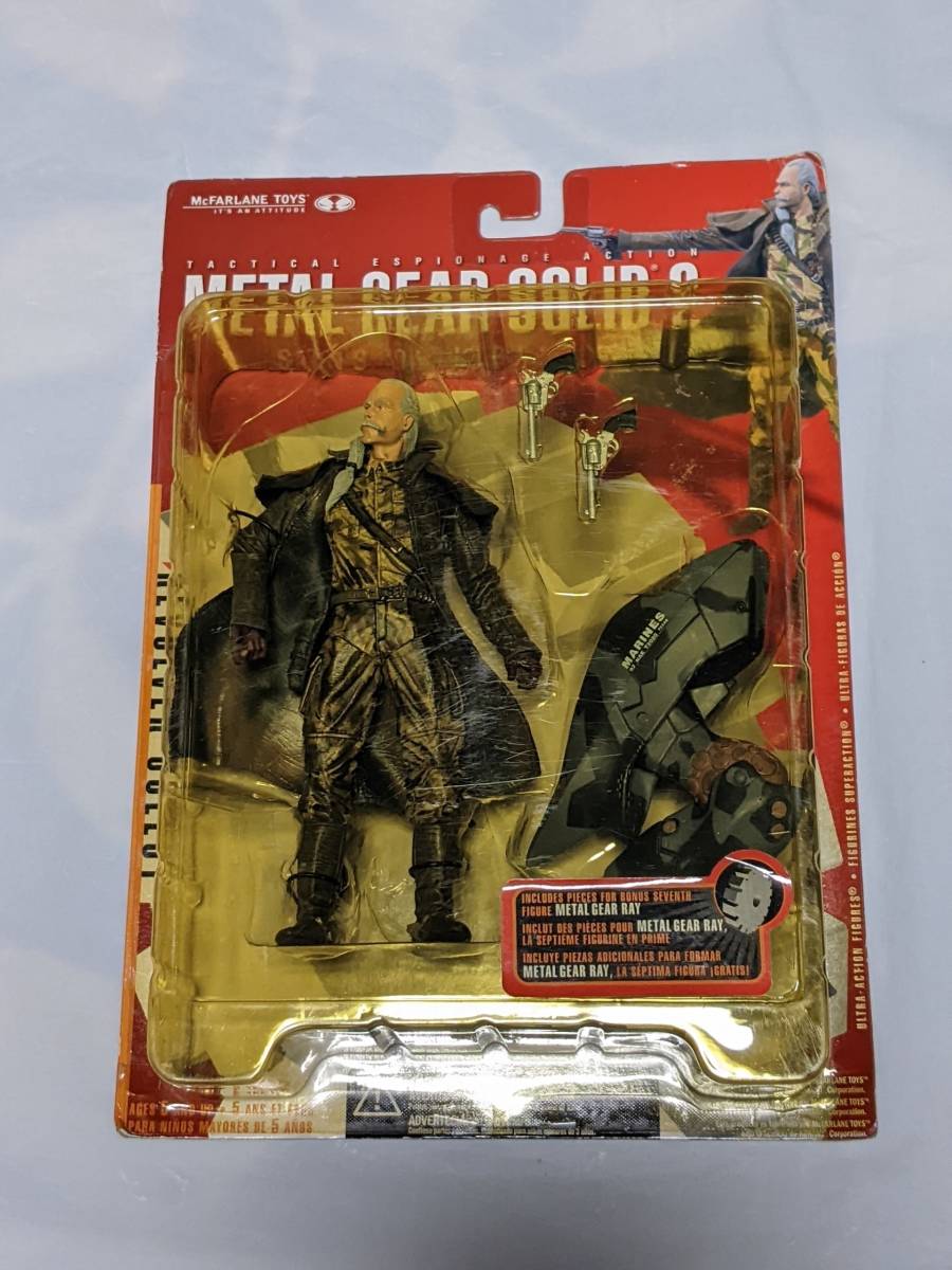 未開封5種 説明文必読 METAL GEAR SOLID2 マクファーレン スネーク ソリダス オセロット 雷電 オルガ フィギュア McFarlane メタルギア_画像6