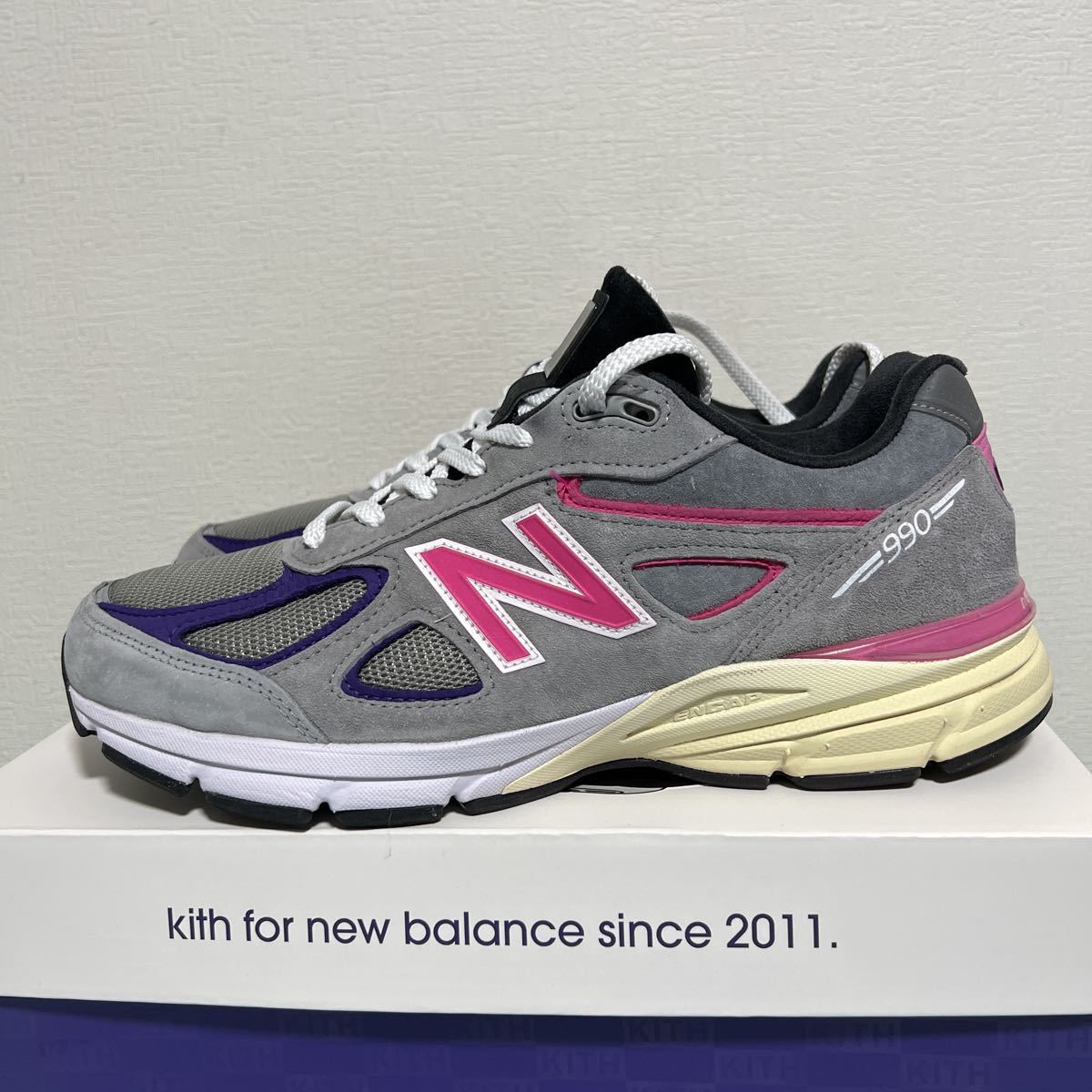 KITH × New Balance 990V4 United Arr | JChere雅虎拍卖代购