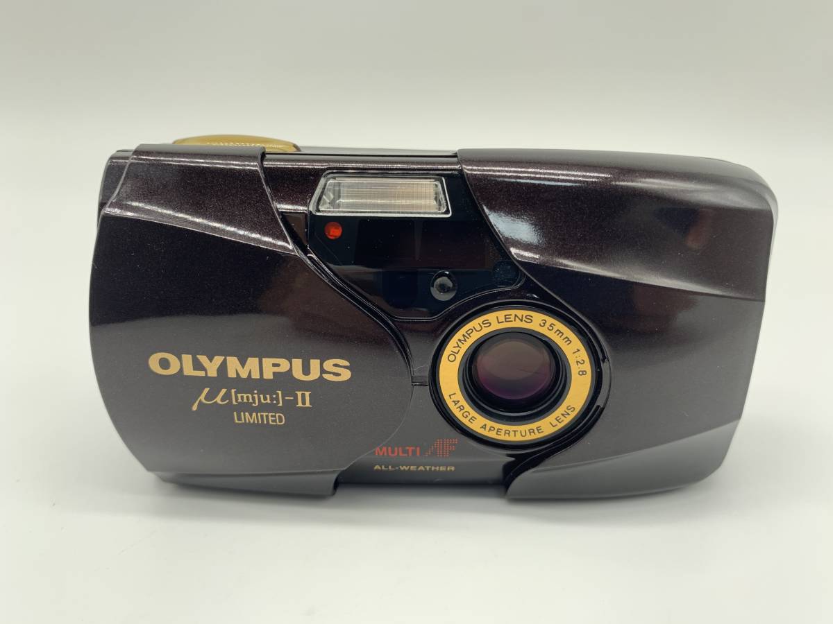 ☆ほぼ新品【OLYMPUS】μ mju II LIMITED 35mm F2.8 MULTI AF ミュー デッドストック オリンパス 管理番号 : 2300_画像9