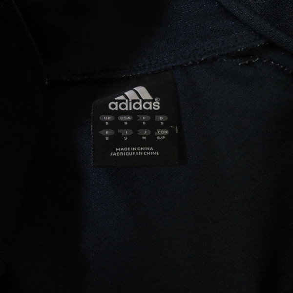 古着 メンズM adidas/アディダス トラックジャケット ジャージ フルジップ スポーツ ジム ジョギング トレーニング ネイビー 267497_画像10