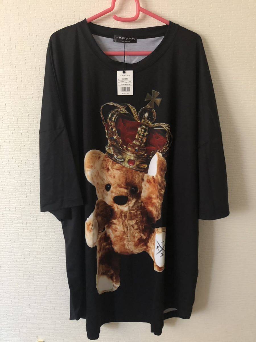 TRAVAS TOKYO Crown 王冠 ベア クマ 熊 Tシャツ