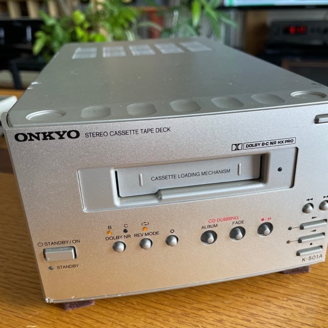 ヤフオク! - ONKYO カセットデッキ〈K-501A〉 120分テープ2本