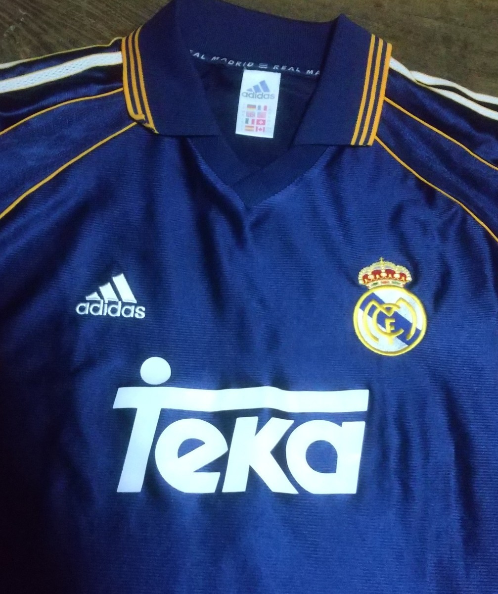 [値下げ交渉] 1998-99 レアルマドリード 3rd adidas MADE IN PORTUGAL 検/98 1999 REAL MADRID TOYOTA CUP RAUL トヨタカップ ラウール Y2K_画像3