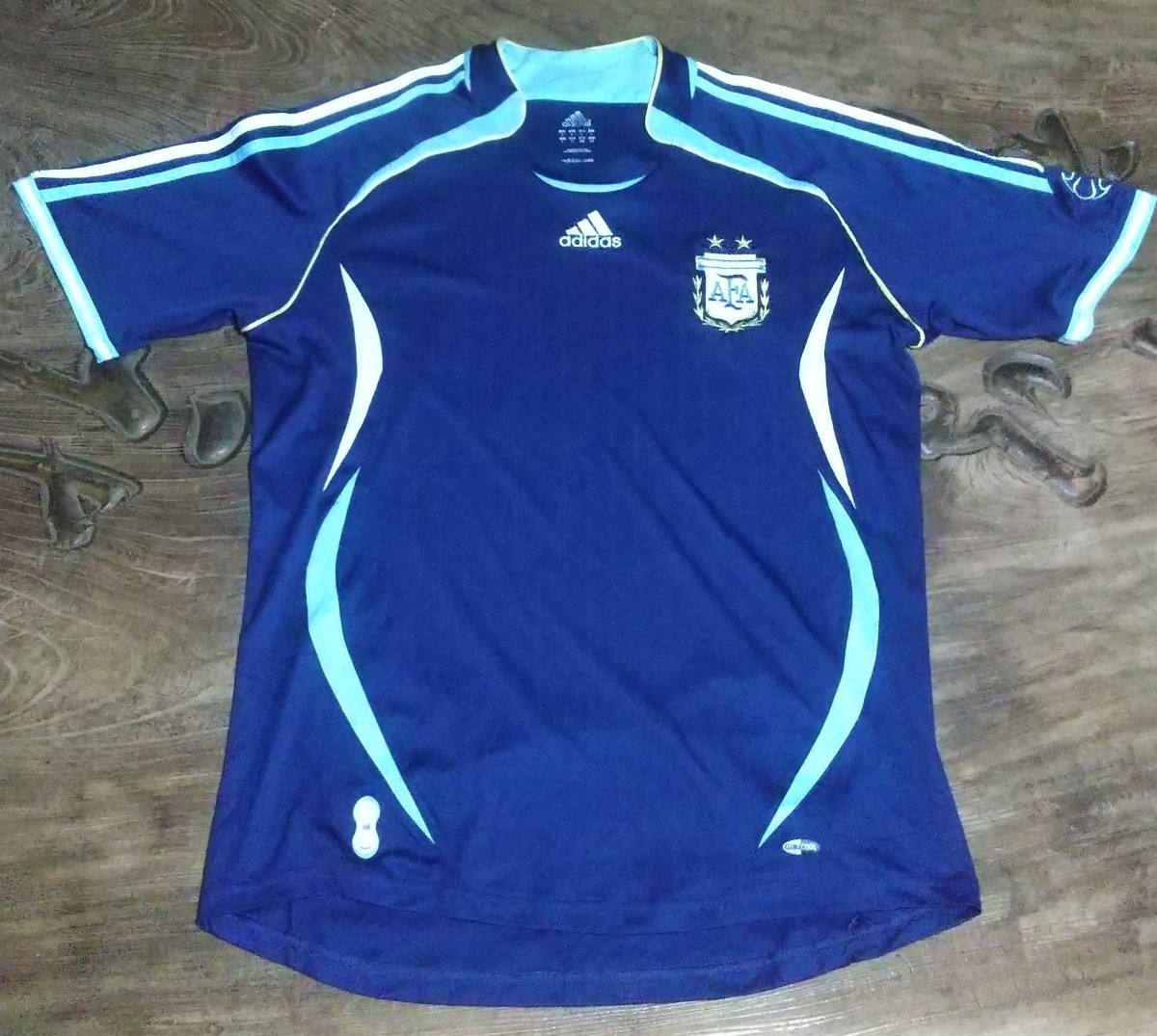 値下げ交渉 2006-07年 W杯ドイツ大会 アルゼンチン代表 adidas AWAY 検/ FIFA WORLD CUP GERMANY AFA ARGENTINA MESSI アウェイ メッシ Y2K_画像2