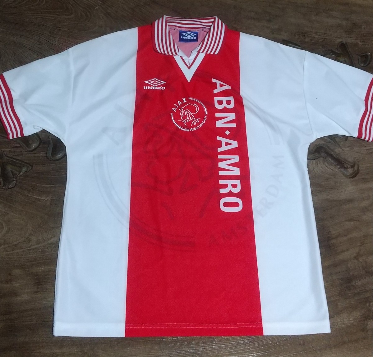 [値下げ交渉] 95-96 トヨタカップ優勝 アヤックス・アムステルダム UMBRO MADE IN ENGLAND 検)1995 1996 TOYOTA CUP AJAX AMSTERDAM GREMIO_画像2