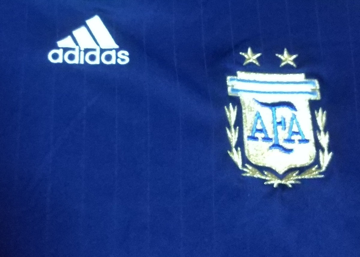 値下げ交渉 2006-07年 W杯ドイツ大会 アルゼンチン代表 adidas AWAY 検/ FIFA WORLD CUP GERMANY AFA ARGENTINA MESSI アウェイ メッシ Y2K_画像3