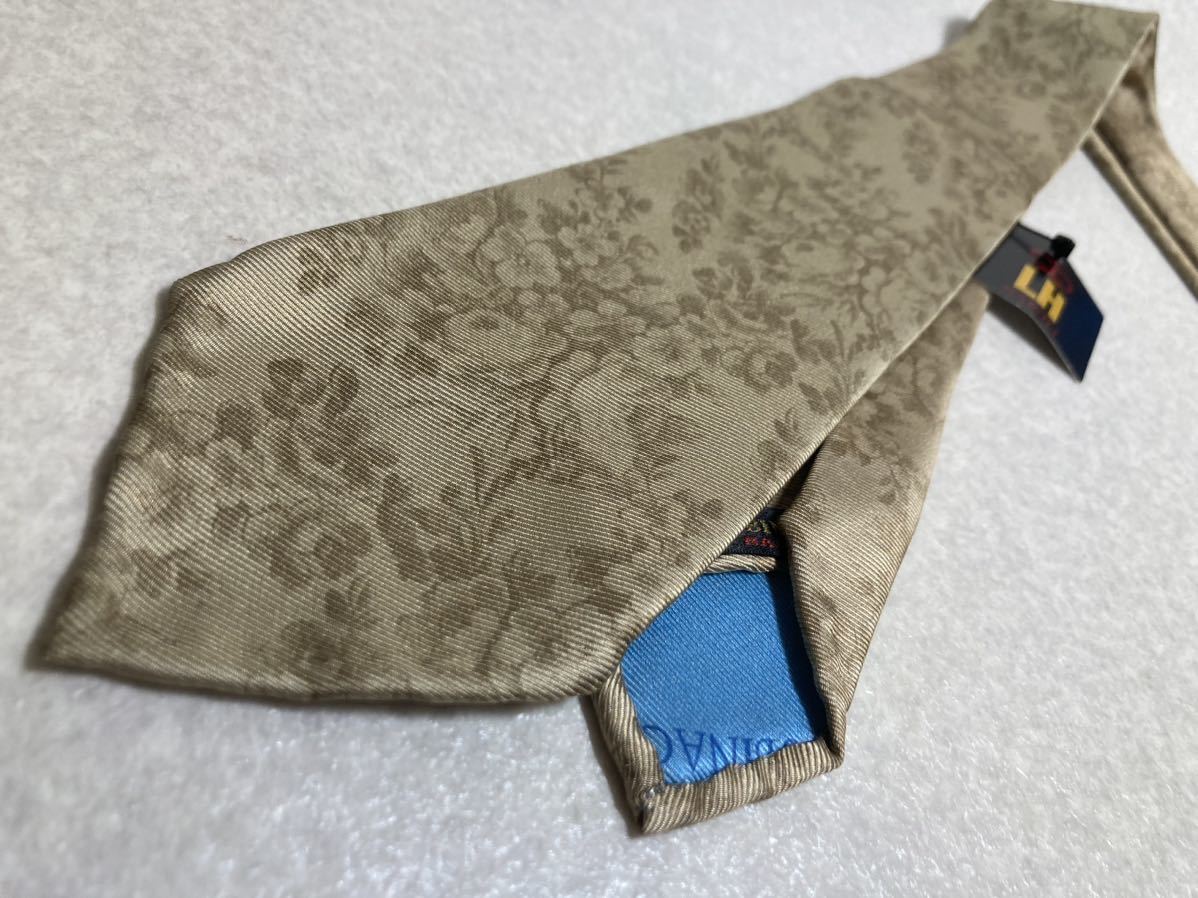 【在庫僅少】 新品 ルビナッチ(伊) ハンドメイドタイ ベージュに同系色の絵画のような花柄プリント/スフォデラート イタリア製 定価4万円 ネクタイ一般 【在庫僅少】 新品 ルビナッチ(伊) ハンドメイドタイ ベージュに同系色の絵画のような花柄プリント/スフォデラート イタリア製 定価4万円 ネクタイ一般