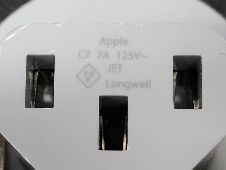 メーカー色々 Mac用電源コード 10本セット Apple Volex Longwell■ジャンク品【TB】_画像4