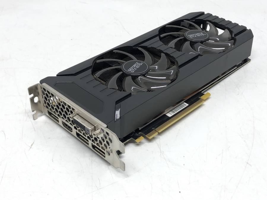 速くおよび自由な GTX1070TI グラフィックボード□現状品 8GB DUAL PCI