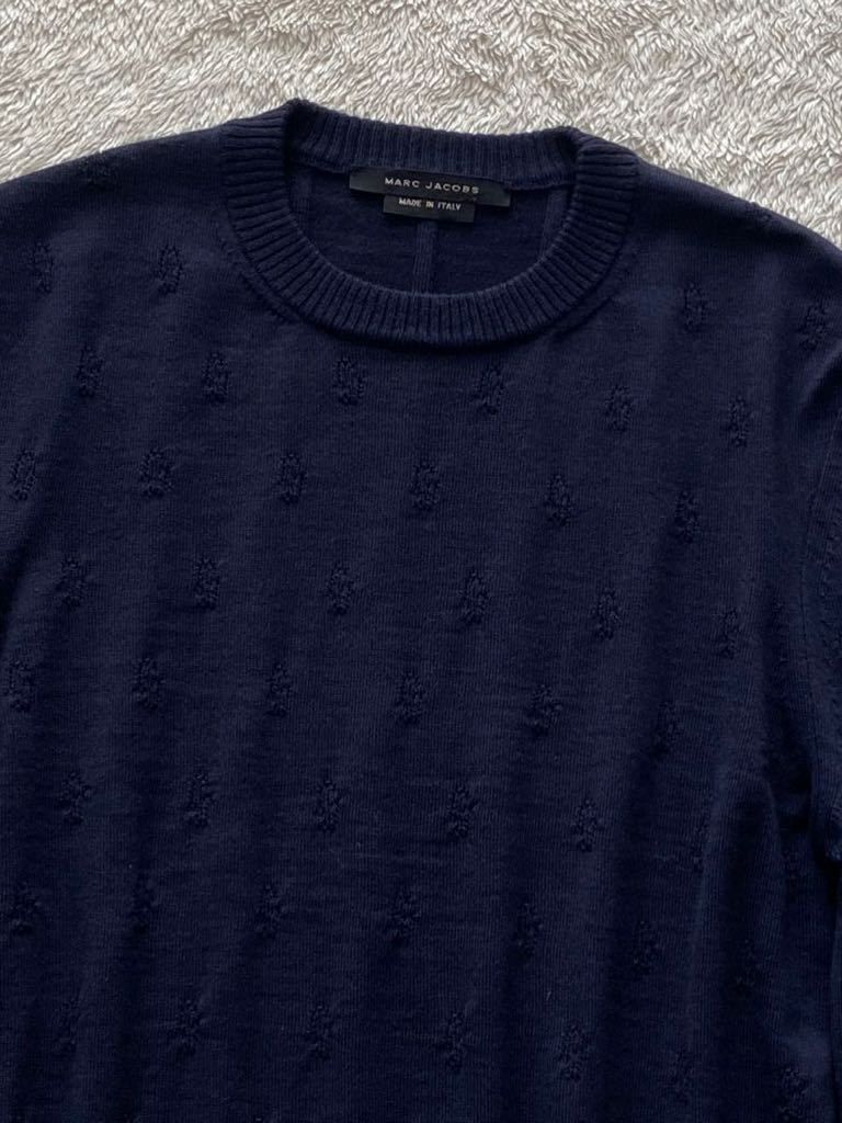 美品 MARC JACOBS イタリア製ウールセーター sizeS メンズ ファーストライン コレクションライン マークジェイコブス_画像2