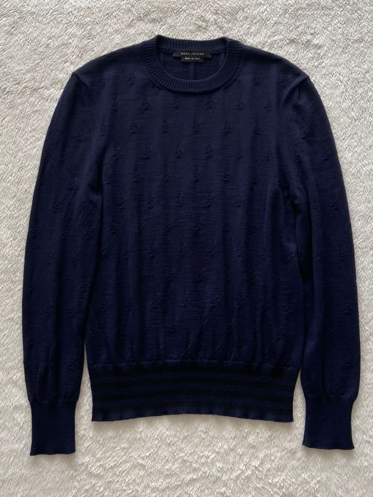 美品 MARC JACOBS イタリア製ウールセーター sizeS メンズ ファーストライン コレクションライン マークジェイコブス