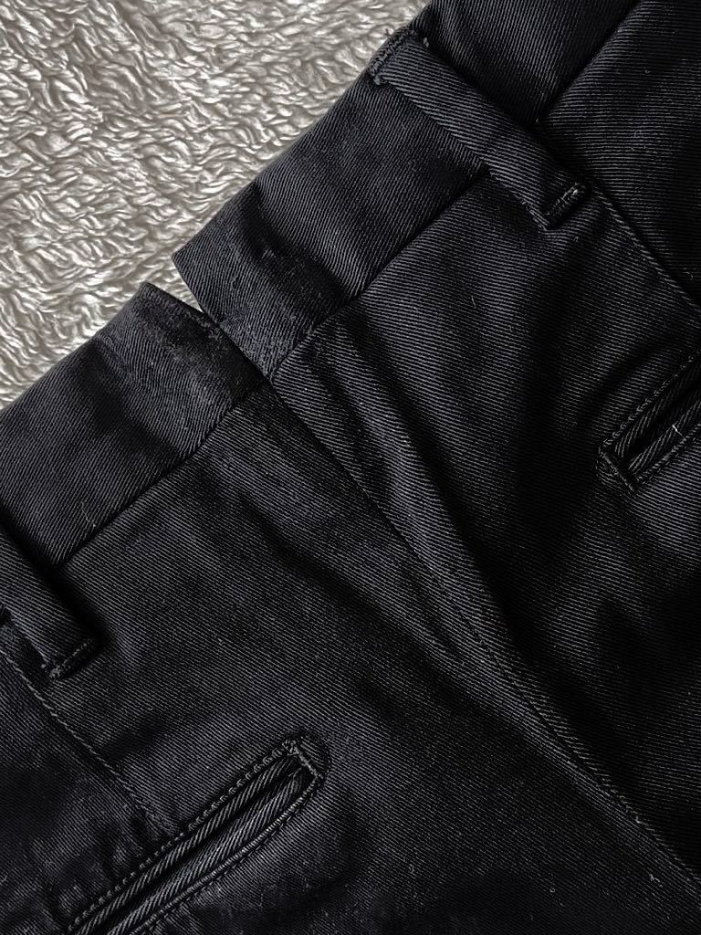 PT01 size42→44 SKINNY OPTICAL ブラック 黒 コットンスラックス STRETCH ストレッチ スキニー オプティカル メンズ ピーティーゼロウーノ_画像4