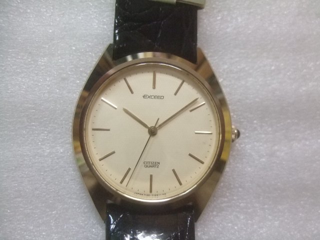1988年最高級超硬サファイアガラスシチズンエクシード腕時計定価75000円　X999A_画像2
