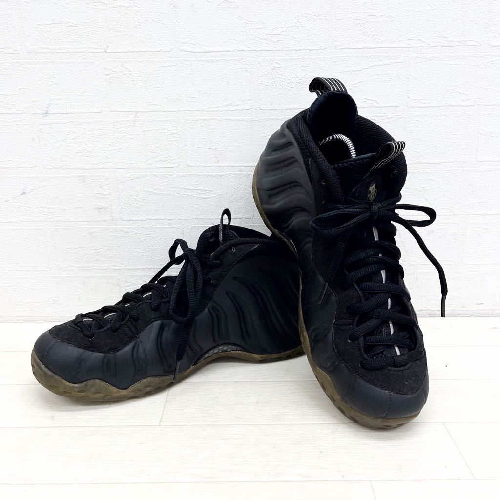 1146◎ NIKE AIR FOAMPOSITE ONE STEALTH ナイキ エア フォームポジット ワン ステルス 靴 シューズ スニーカー ブラック メンズ27.5_画像1