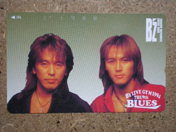 bz*LIVE-GYM 9th BLUES B\'z телефонная карточка 