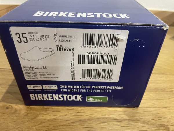 新品 未使用 正規 BIRKENSTOCK ビルケンシュトック Amsterdam アムステルダム ウール フェルト サンダル 35 レディース_画像3