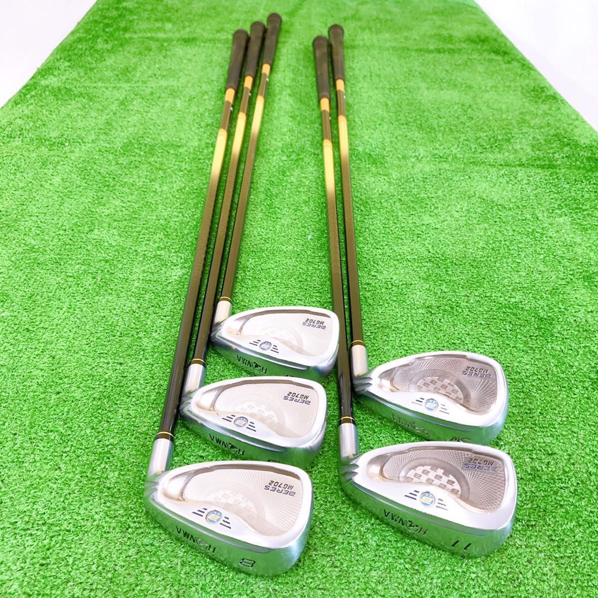 イ13★希少星2Sグレード★★ HONMA BERES MG702 5本アイアン 最高級セット R ホンマ ベレス 金 ゴールド