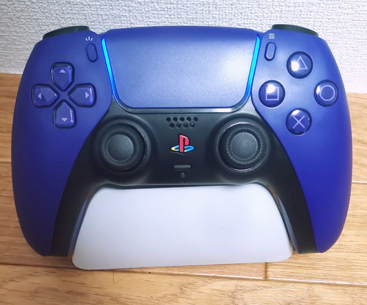 PS5 青と黒 背面4パドル 連射 リマッピング機能 カスタムコントローラー