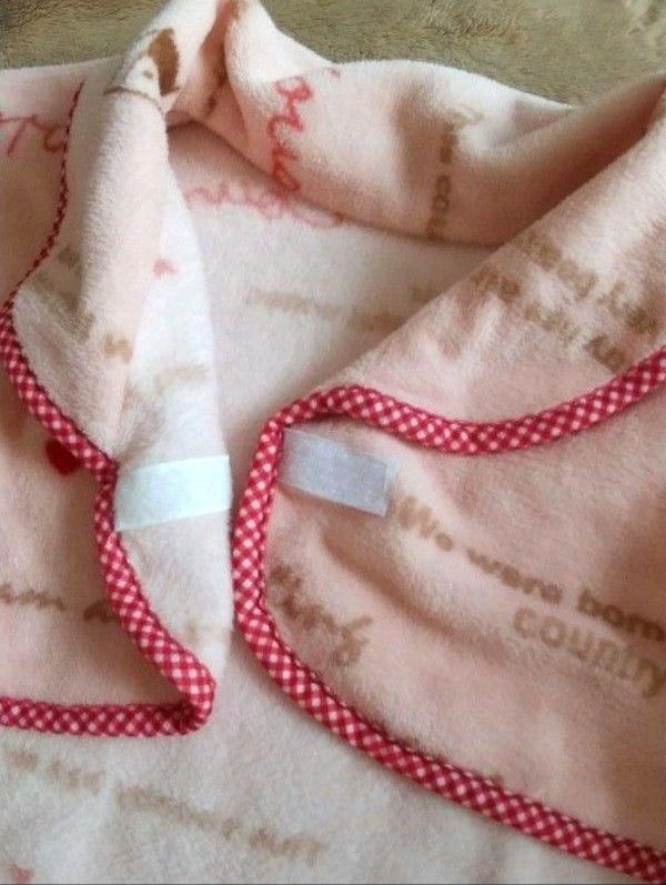 ハンドメイド　着る毛布　赤ちゃん~幼児