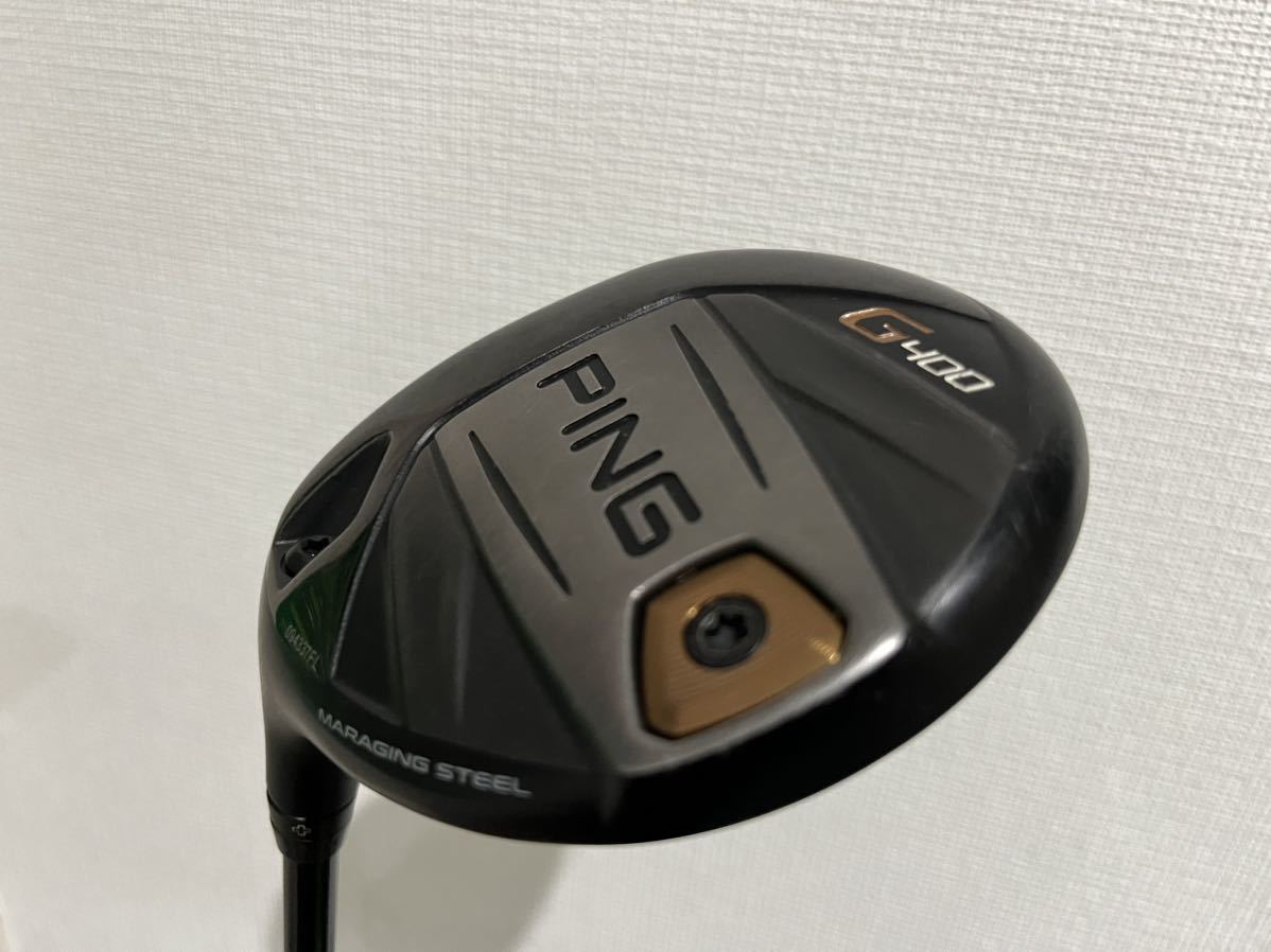 レフティ PING ピン G400 フェアウェイウッド 9w ベンタスブラック 7S VENTUS BLACK VeloCore 中古品_画像3