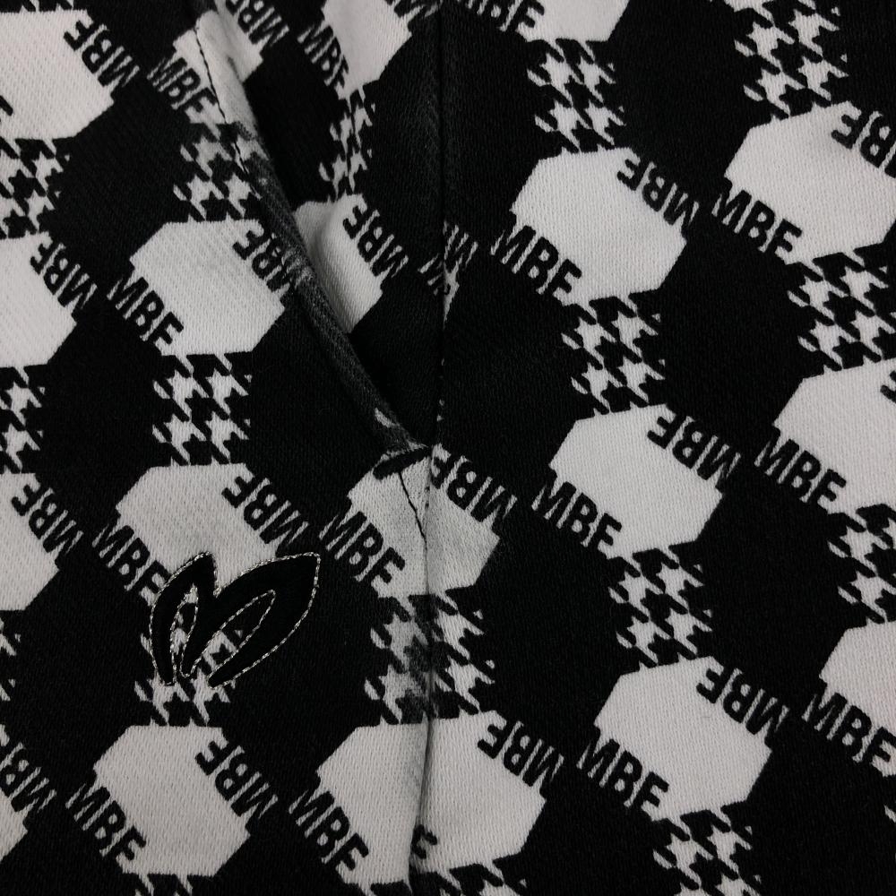 【美品】マスターバニー ストレッチスカート 黒×白 総柄 裏起毛 レディース 1(M) ゴルフウェア 2022年モデル MASTER BUNNY EDITION_画像8