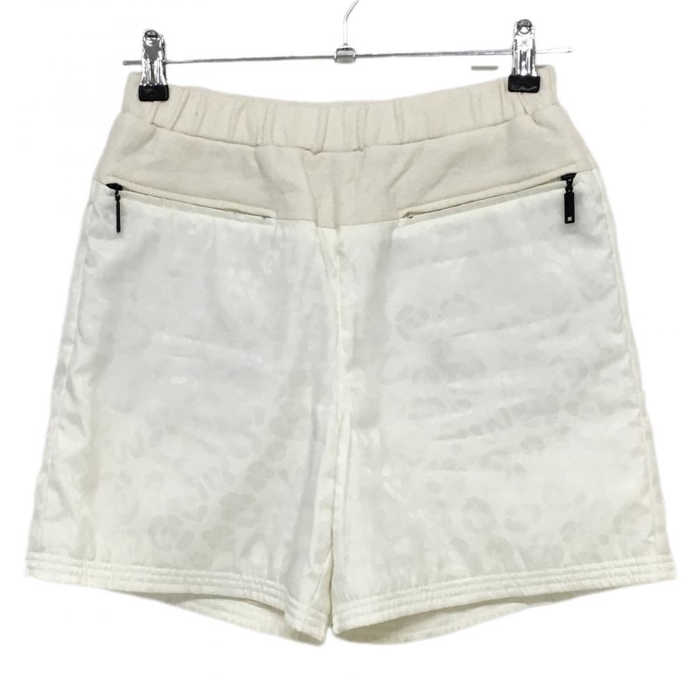 限定販売】 一部レオパード 白 中綿ショートパンツ 【美品】ダンス