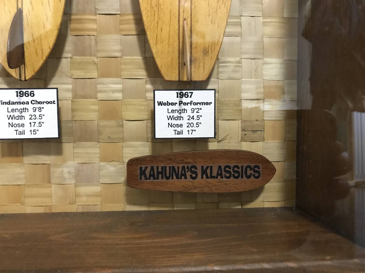 希少！ビンテージ物 KAHUNA’S KLASSICS バンブー 竹製品 モニュメント ロングボード 「珍しい7枚入り！」_画像5