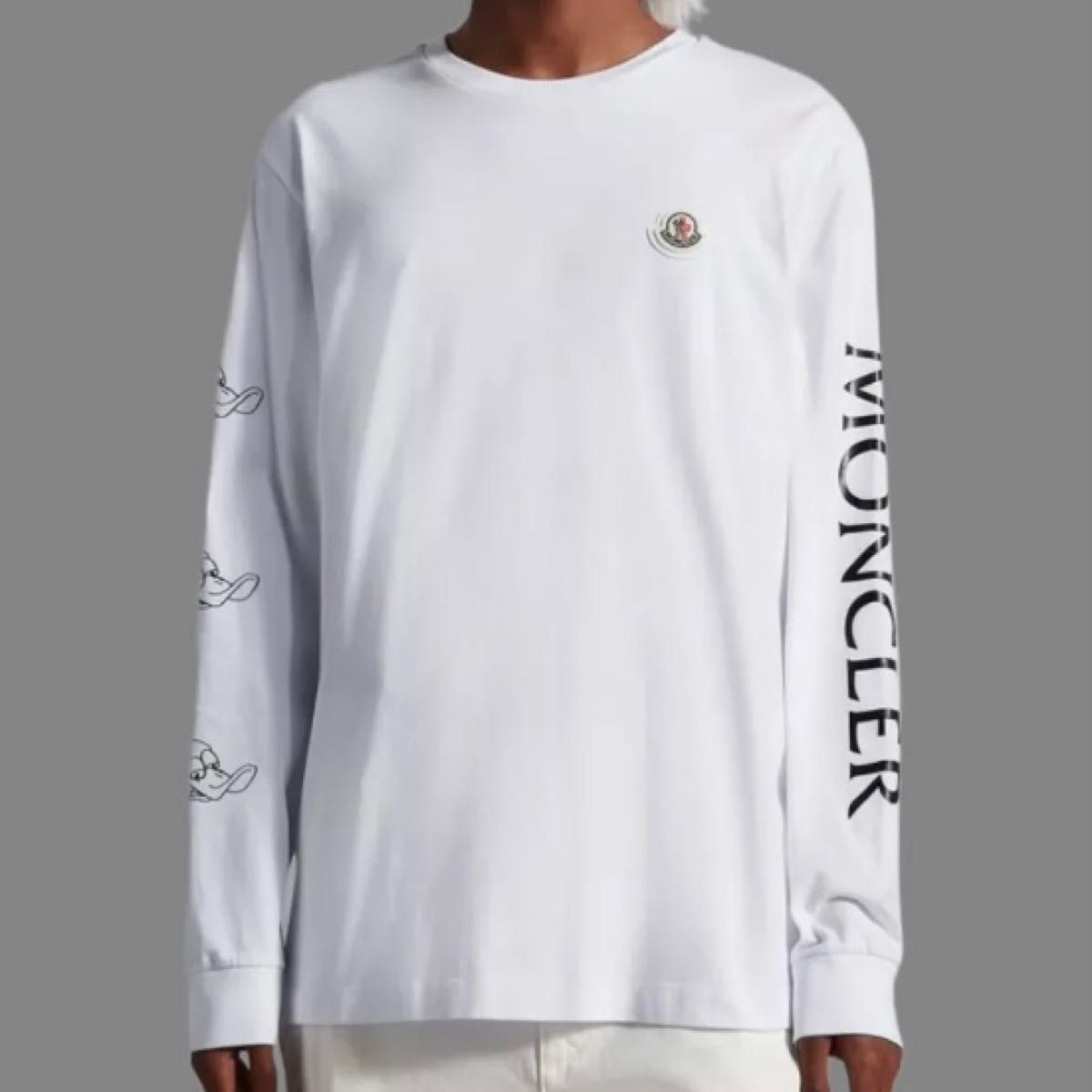 MONCLER モンクレール 2023SS 長袖 ロンT ワッペン モンダック LONG Sleeve メンズ Lサイズ