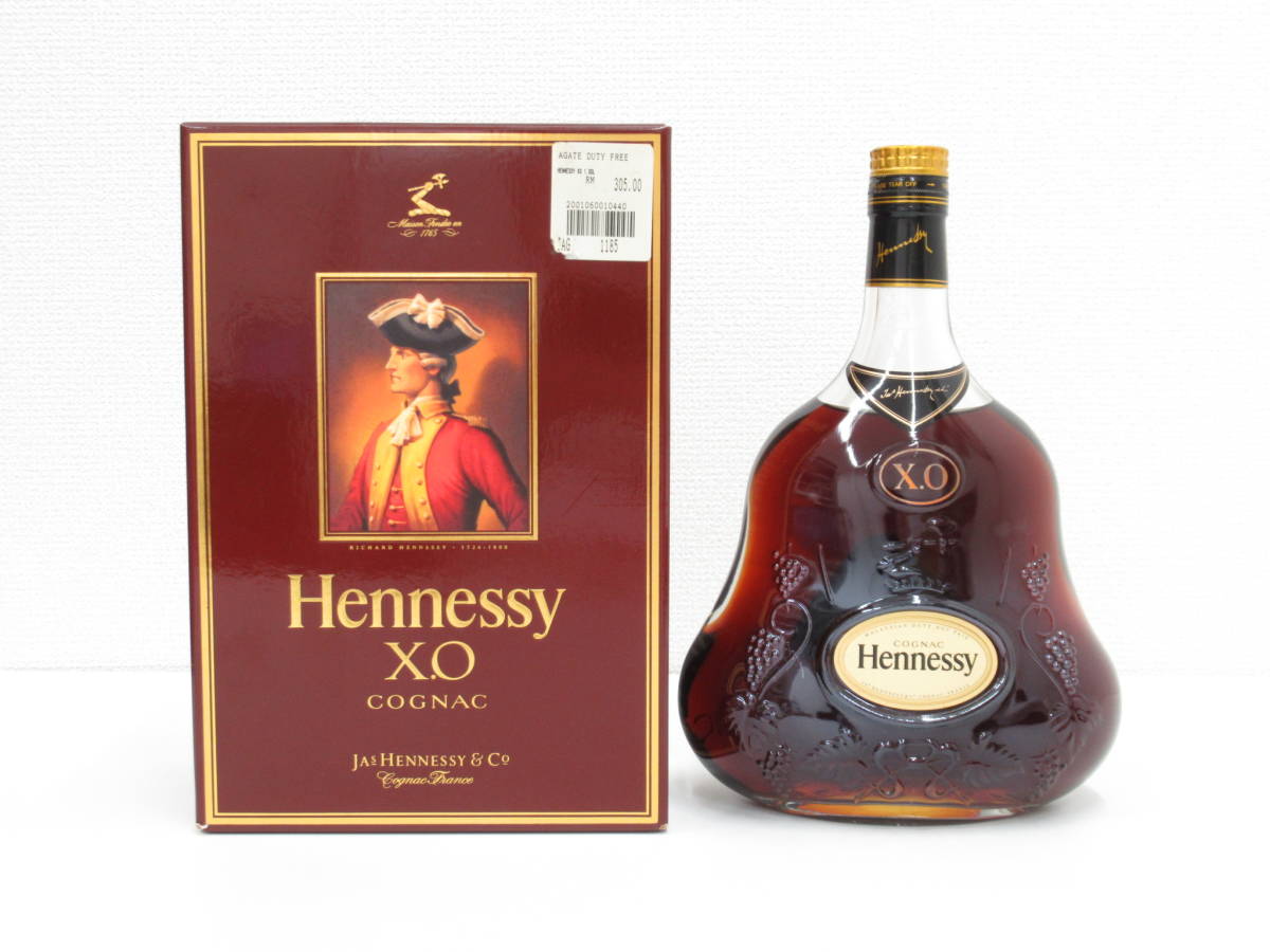 古酒 Hennessy ヘネシー XO 金キャップ コニャック ブランデー 40