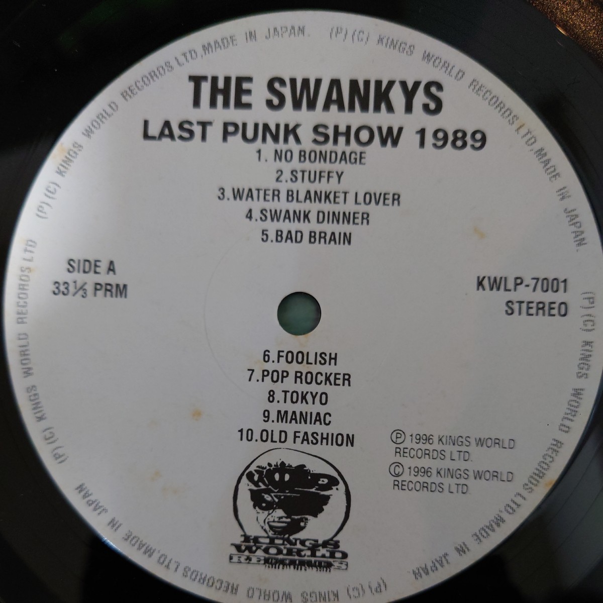 Swankys - Last Punk Show 1989 / Original Swankys / Best Of Life Style! 3枚セット スワンキーズの画像4