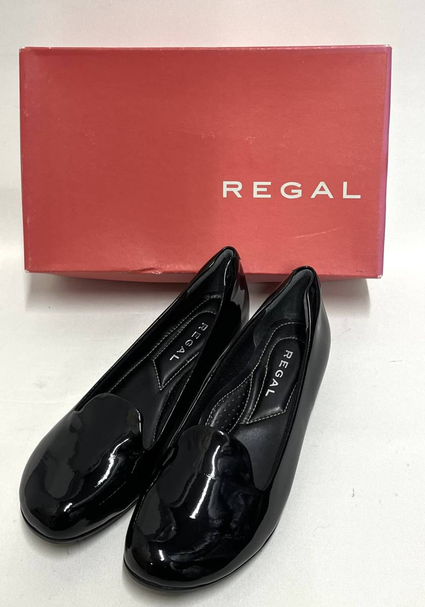 日本最大の 新品未使用◇REGAL【リーガル】エナメルオペラパンプス 2４