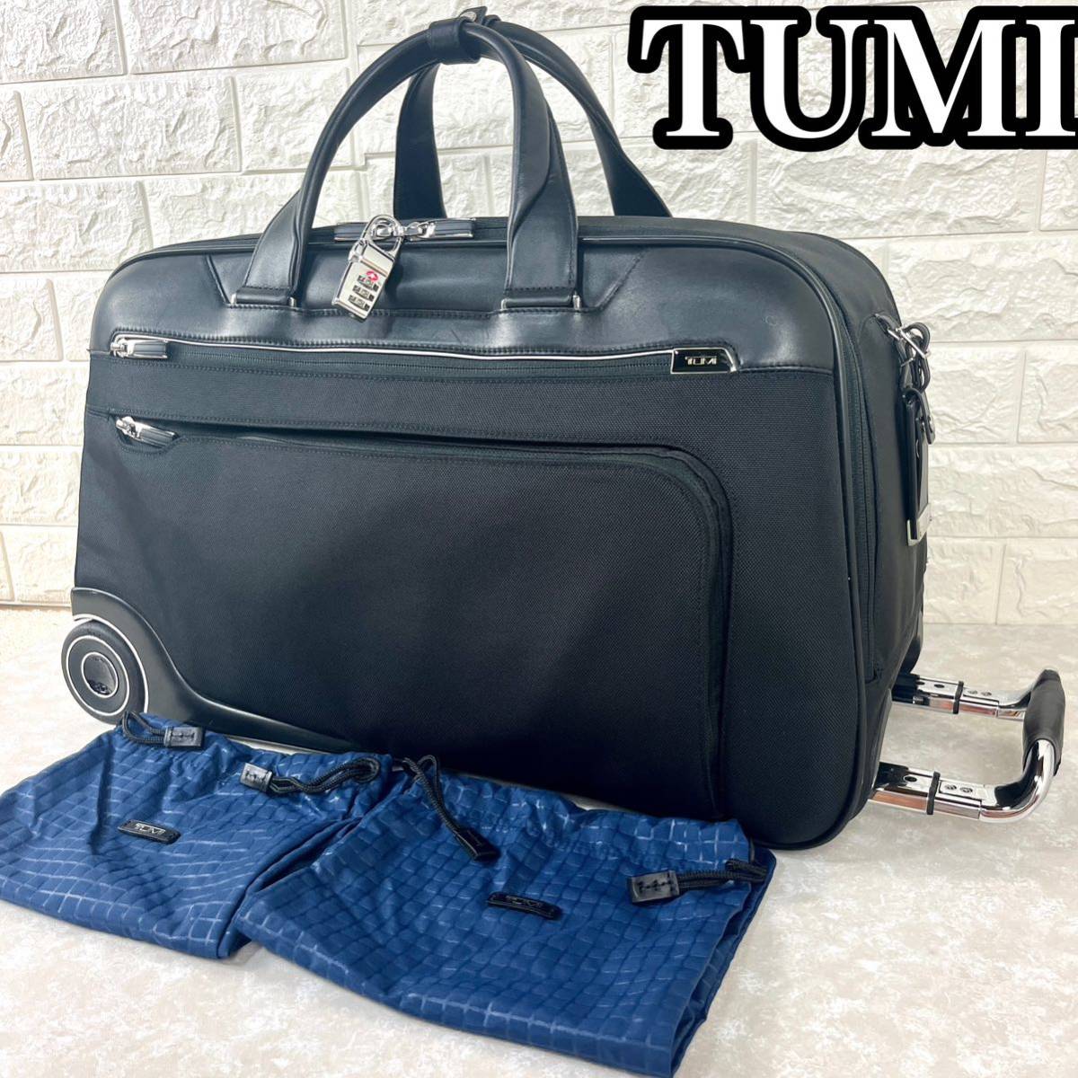 極美品】TUMI コンパニオントート ビジネスバッグ ナイロン 黒 ブラック-