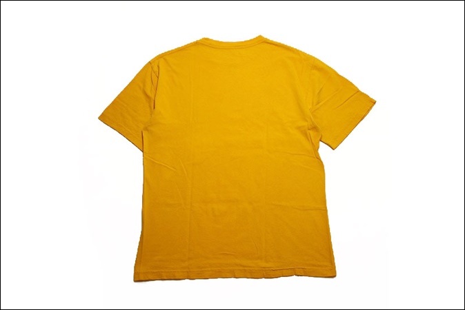 【XL】 Unknown Tシャツ イエロー プリント ワイオミング大学 COWBOYS カレッジ ビンテージ ヴィンテージ USA 古着 オールド IB999_画像2