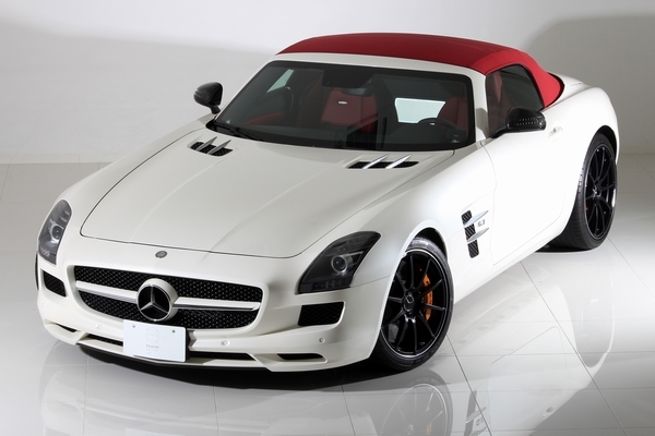 [ original option 485 ten thousand jpy!] 2012y SLS AMG Roadster red softtop Europe new car parallel 