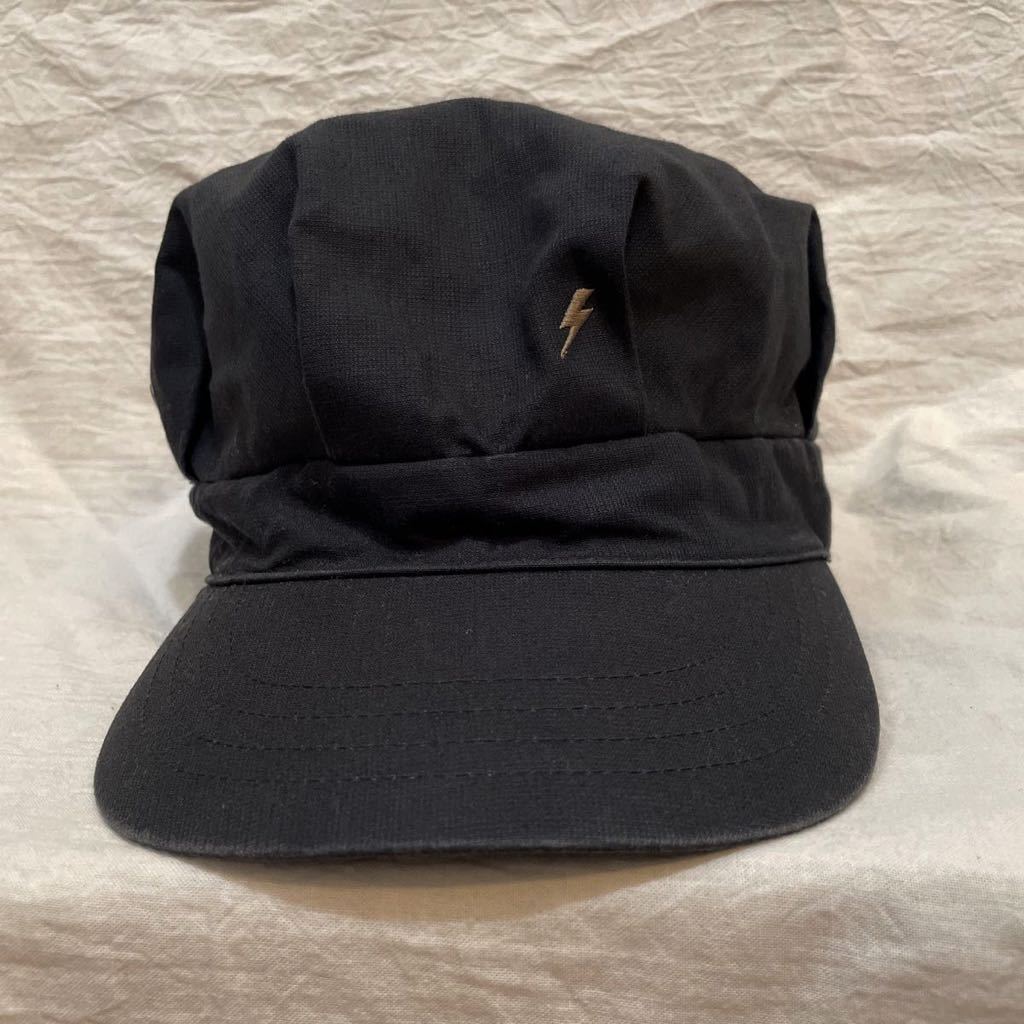 NEIGHBORHOOD ネイバーフッド MIL COTTON RAILROAD CAP キャップ サイズL ブラック 帽子 ワーク_画像1