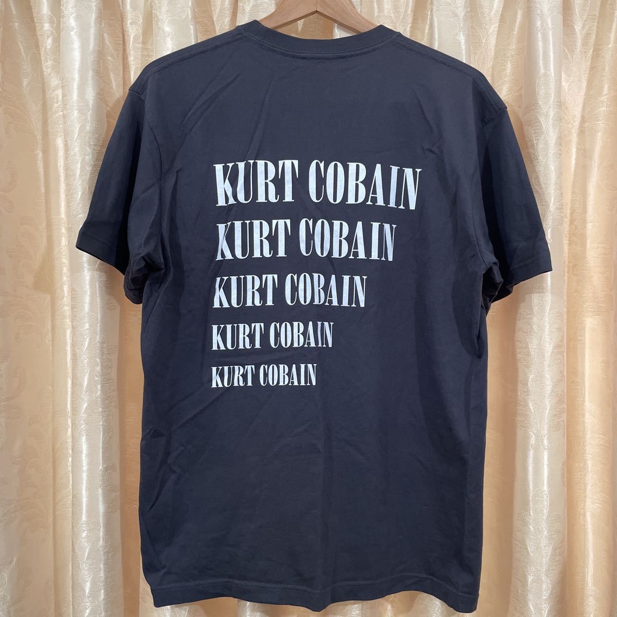 KURT COBAIN カートコバーン 10 Culture PHOTO Tシャツ サイズL ブラック テンカルチャー LiveandLoud アダムエロペ_画像2