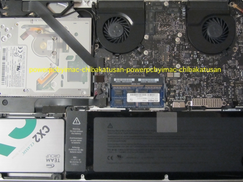 即決 新品SSD 高解像度液晶 A1286 15インチ Mid 2010 2.4GHz 8GB SSD256GB SD AM BT バッテリー駆動 High Sierra メンテナンス済_SSDで高速起動、CPU/GPUグリスアップ済