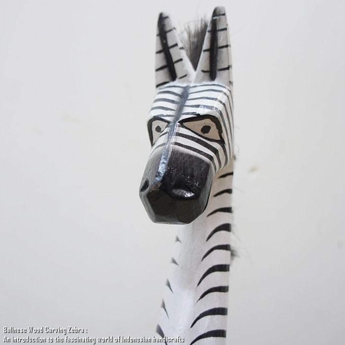  zebra. objet d'art W 40cm white ..... horse tree carving. animal tree carving. ornament hand made animal interior present 