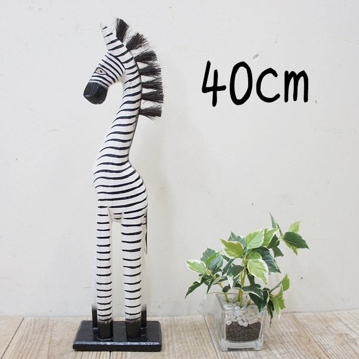  zebra. objet d'art W 40cm white ..... horse tree carving. animal tree carving. ornament hand made animal interior present 