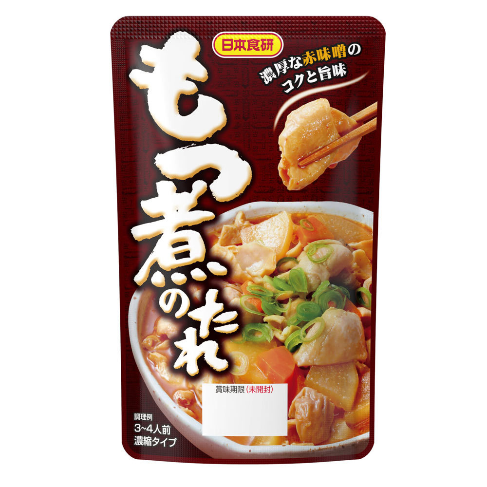 もつ煮のたれ 150g ３～４人前 濃縮タイプ 日本食研/1326ｘ１袋 濃厚な赤味噌のコクと旨味/送料無料メール便 ポイント消化_画像1