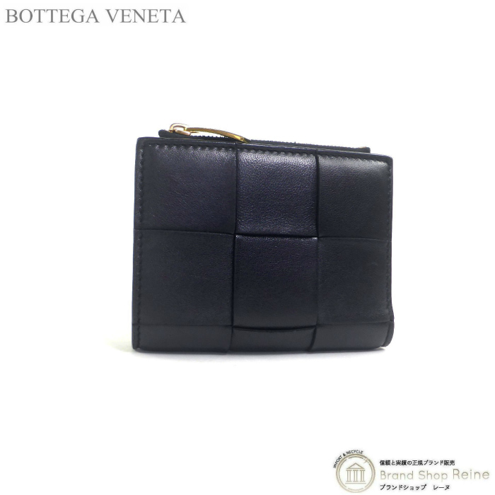 流行に イントレチャート レザー 二つ折り財布 VENETA BOTTEGA