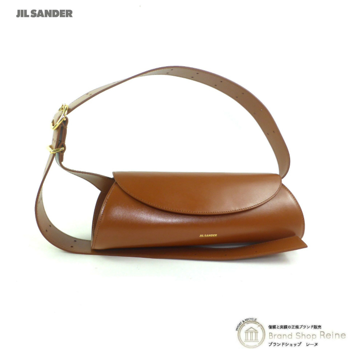 ジルサンダー （JIL SANDER） Cannolo カンノーロ スモール ハンド バッグ J07WD0023 タン（新品）_画像1