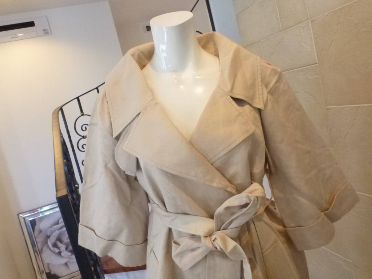  beautiful goods JILLSTUART( Jill Stuart ) Jill Stuart beige trench coat S