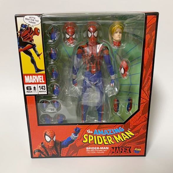 新品未開封】MAFEX スパイダーマン(ベン・ライリー)COMIC Ver