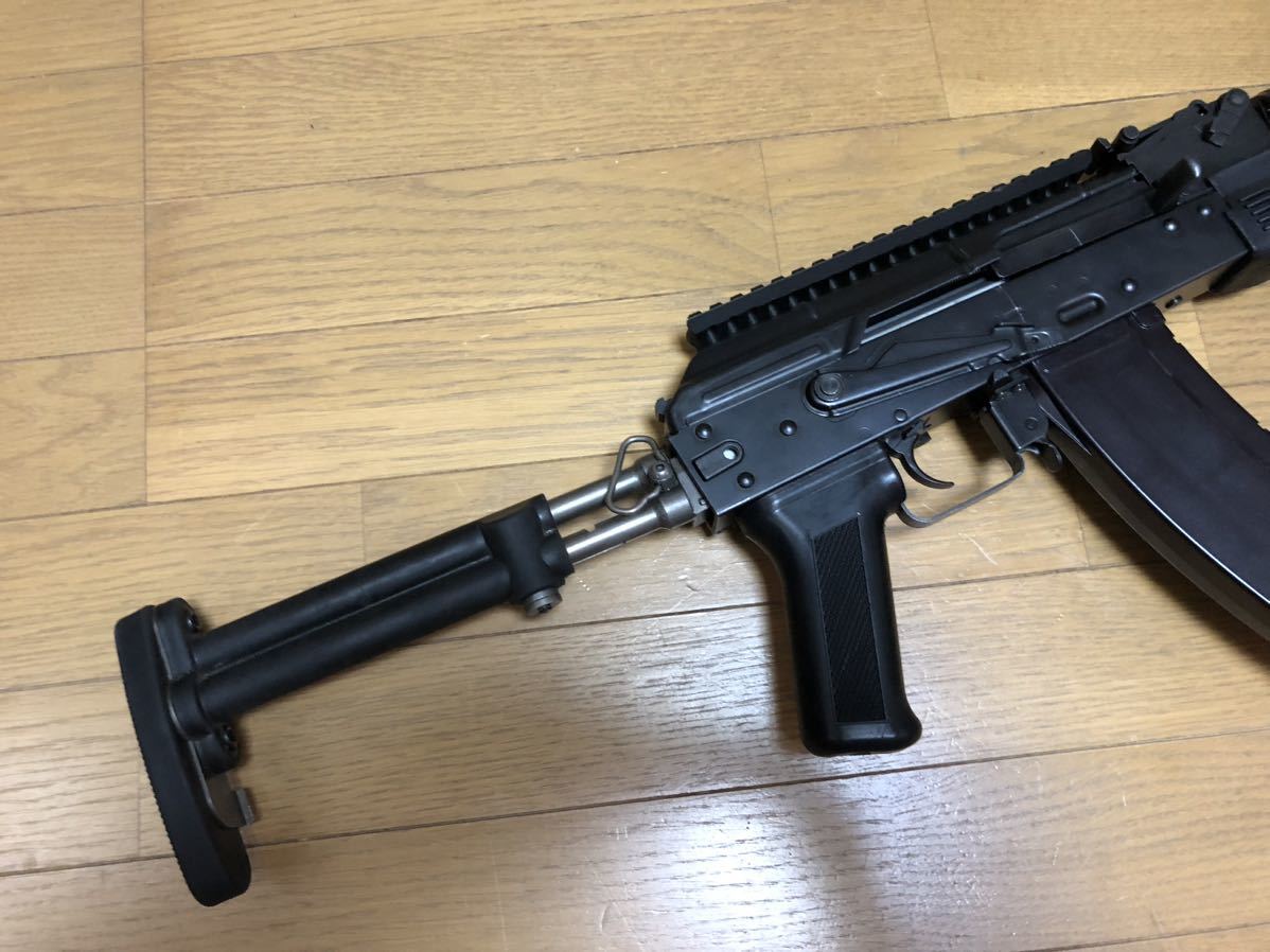 LCT AK74 電動ガン カスタム スチール フレーム STK ストック VFC GHK AKM AKS74N AKS74U E&L AKMS AKS74UN NV 東京マルイ 47 ロシア ソ連_画像5