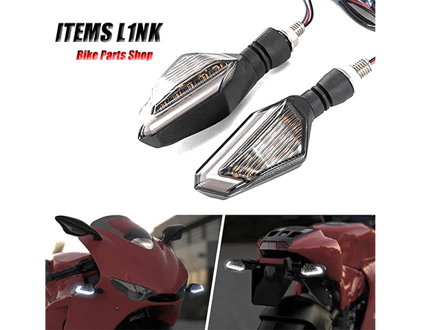 送料安！LK5-21 LED ウインカー ポジション付 V-Storm/250/650/1000 Vストローム250/650/1000/XT GSR250/F/S GSR/400/600/750 汎用_画像5